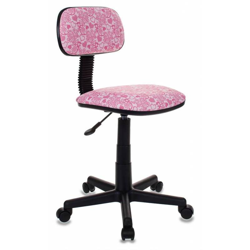 Кресло детское Бюрократ CH-201NX/HEARTS-PK розовый сердца Hearts-Pk главное фото