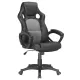 Игровое кресло  "Rider Plus EX-544" КОМФОРТ, экокожа, черное/серое, 531582 главное фото в маленьком размере