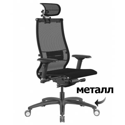 Кресло Samurai Black Edition New (алюминиевое пятилучие)